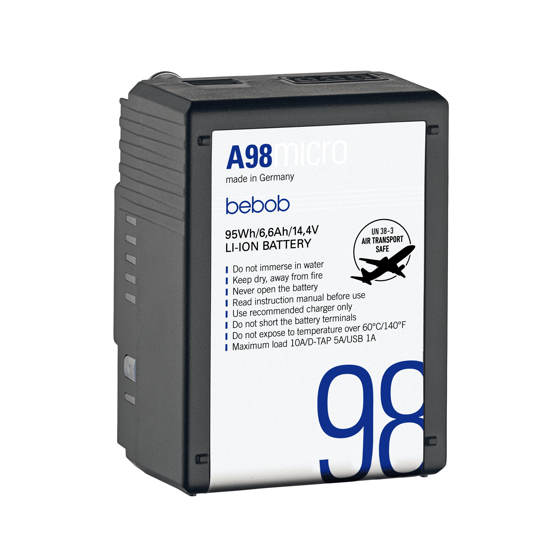 [A98MICRO] Bebob A98MICRO A-micro battery 14.4A / 6.6Ah / 95Wh