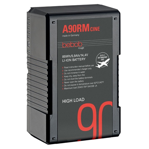[A90RMcine] Bebob A90RM-CINE Snap-On High Load Battery 14.8V / 5.9Ah / 85Wh