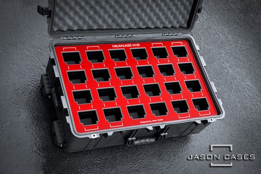 [MLM18RE] Jason Cases Milwaukee M18 24-Battery case