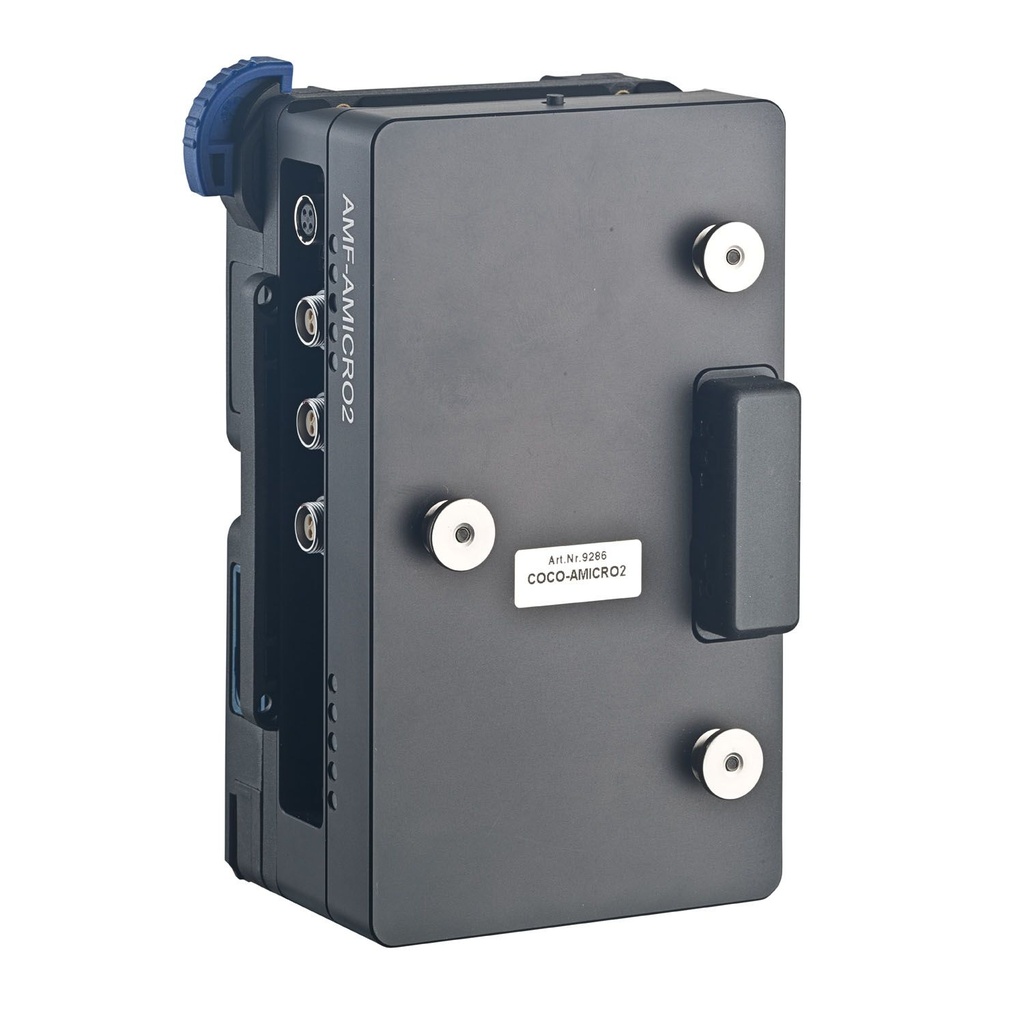 Bebob Double Amicro  (Gold-Mount compatible) Plate 
with hotswap-, charging function, multiple connectors