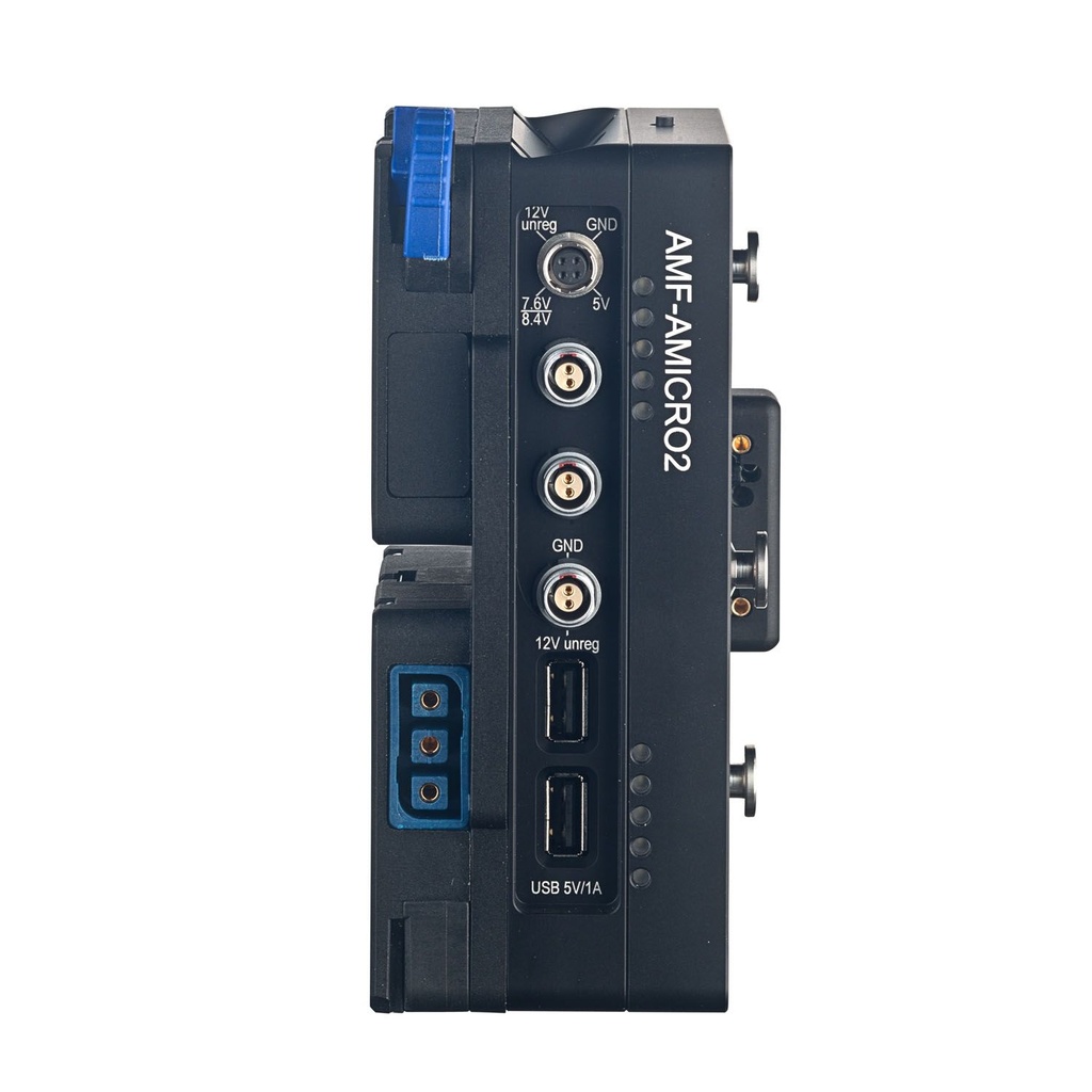 Bebob Double Amicro  (Gold-Mount compatible) Plate 
with hotswap-, charging function, multiple connectors