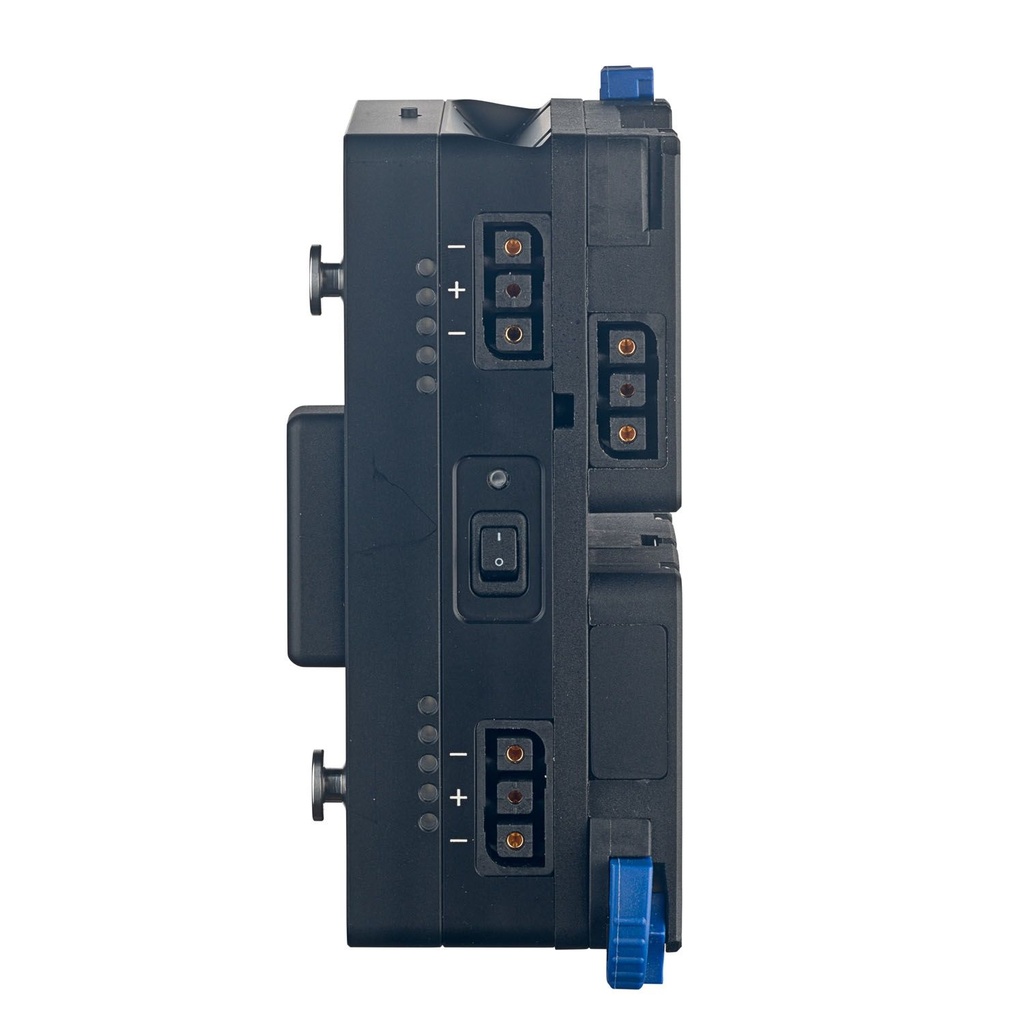 Bebob Double Amicro  (Gold-Mount compatible) Plate 
with hotswap-, charging function, multiple connectors