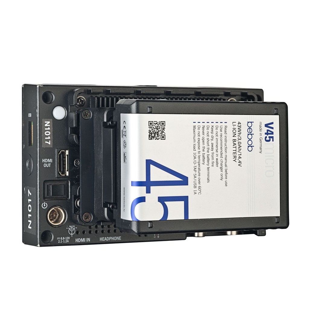 Bebob VMMmicro-TVL Vmicro battery plate for TVLogic 58W, F5, F-7H, F-7H MkII