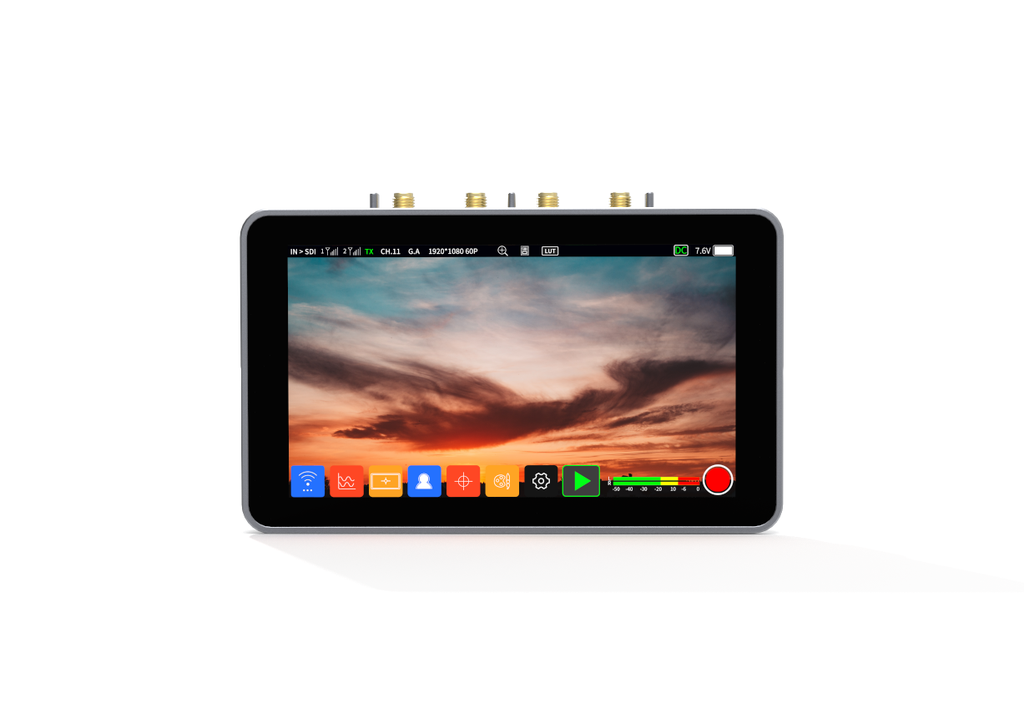 Shimbol ZO600MS: Dual-Band 1000FT 5.5 inch Touchscreen 3D Lut HDMI 3G-SDI Wireless recording Monitor