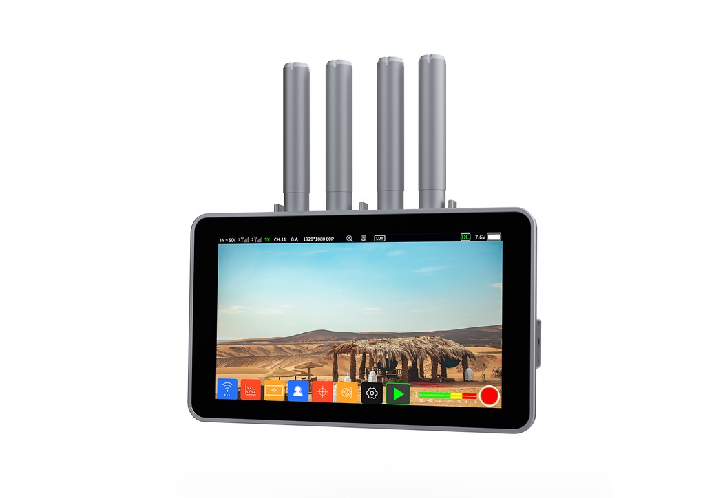 Shimbol ZO600MS: Dual-Band 1000FT 5.5 inch Touchscreen 3D Lut HDMI 3G-SDI Wireless recording Monitor