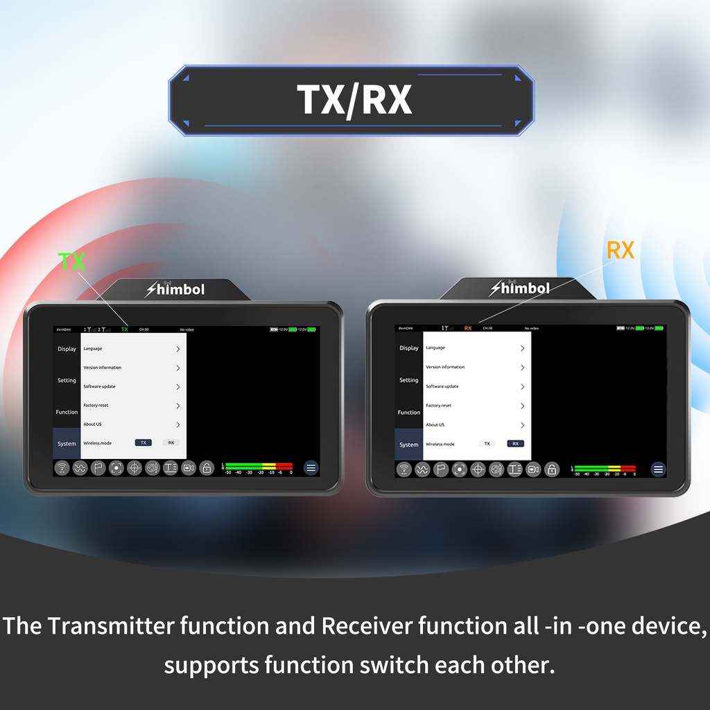 Shimbol ZO600M: 5.5 inch inch 1920*1080 Touchscreen Wireless Recording Monitor