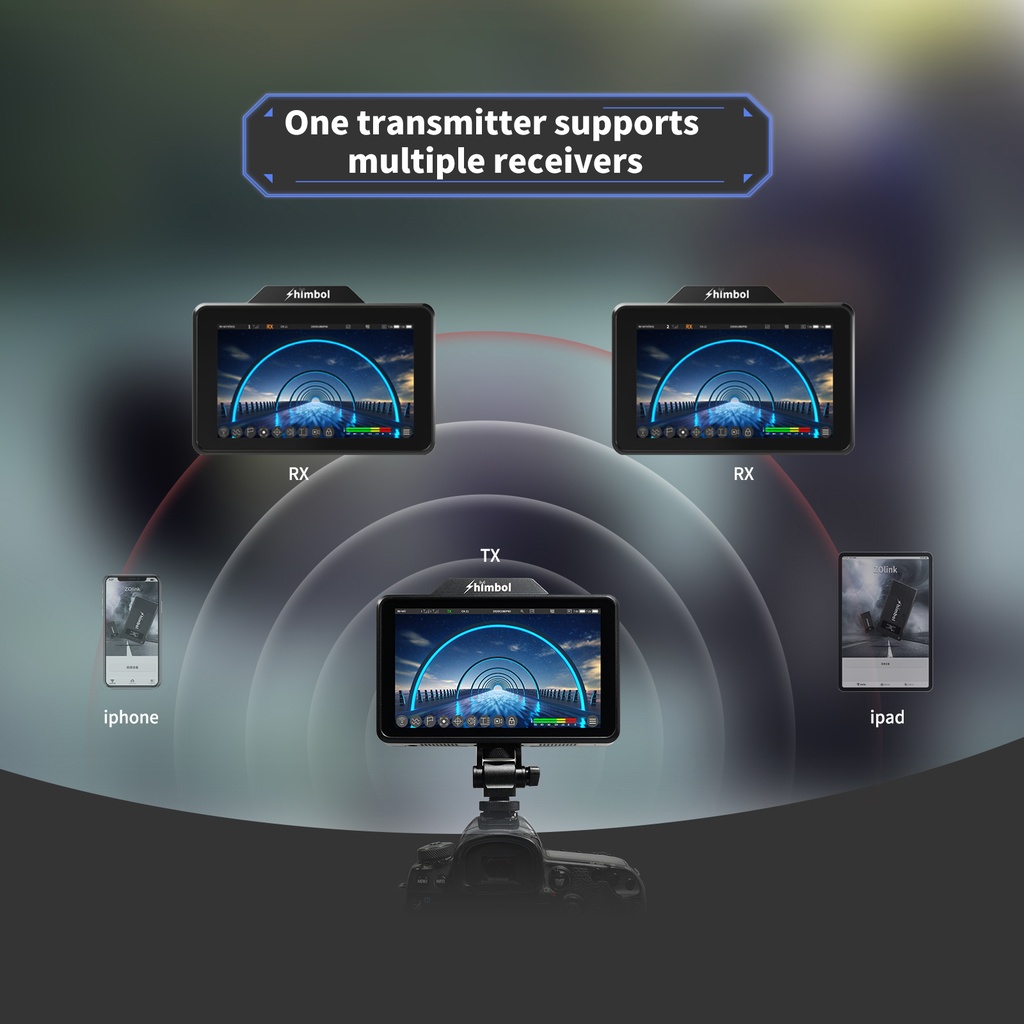 Shimbol ZO600M: 5.5 inch inch 1920*1080 Touchscreen Wireless Recording Monitor