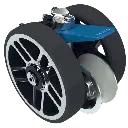 [310534] H-wheel mount with double brake, [310615] H-Studio wheel Spoke Design, soft, [155755] H-Track wheel, medium (VK92)