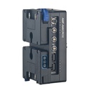 Bebob Double Amicro  (Gold-Mount compatible) Plate 
with hotswap, charging function, multiple connectors