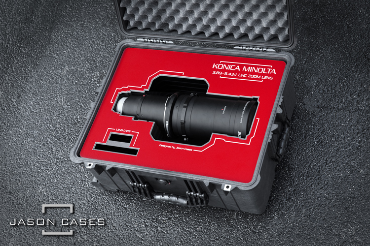Jason Cases Christie Projector Konica Minolta Lens 3.89-5.43:1 Case