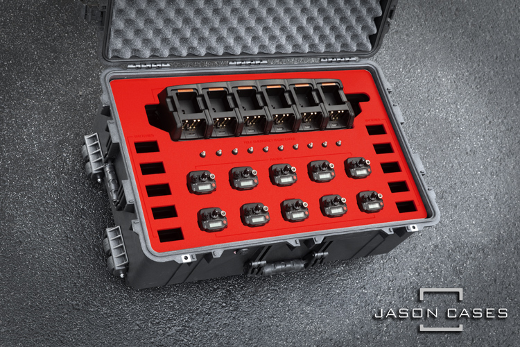 Jason Cases Harris XL-200P Radio and Charger case