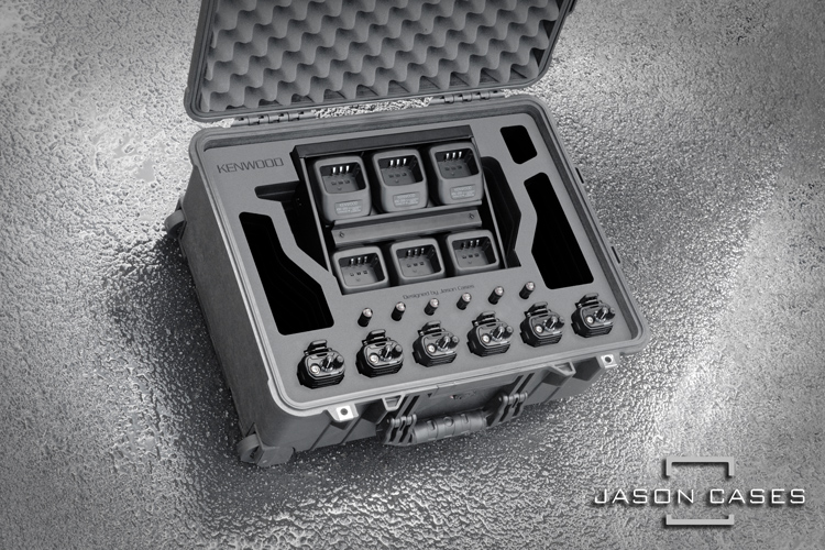 Jason Cases Kenwood NX-1300 Radio and Charger case