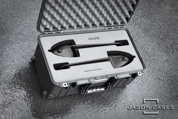 Jason Cases Shure MX418 2-Microphone case