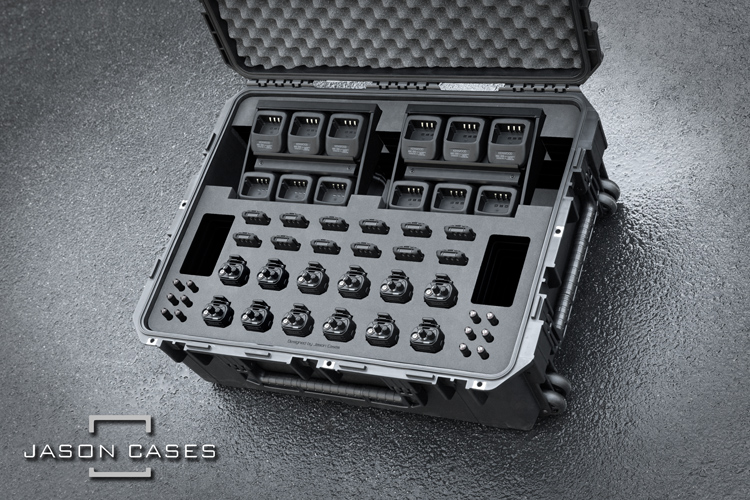 Kenwood NX-1300 Radio and Dual Charger case