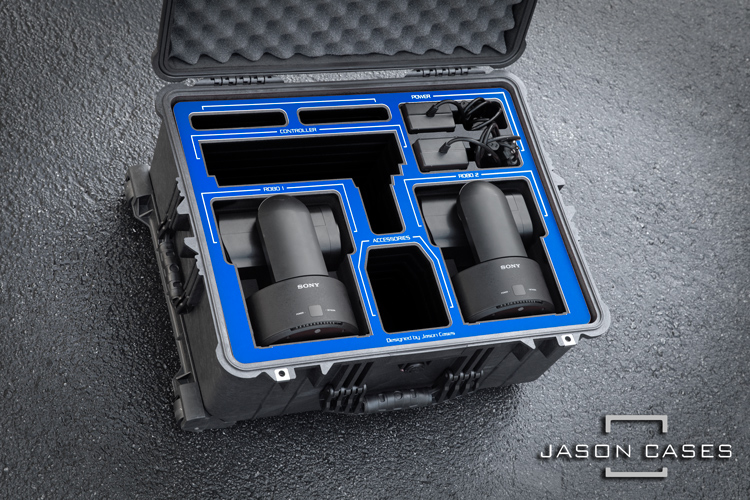 Sony AM7 Robos and IP500 Controller Case (BLUE overlay)