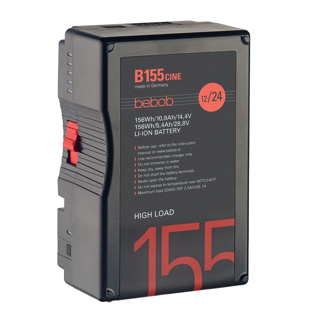 Bebob B155Cine B-Mount Battery 14.4V / 28.8V / 156Wh