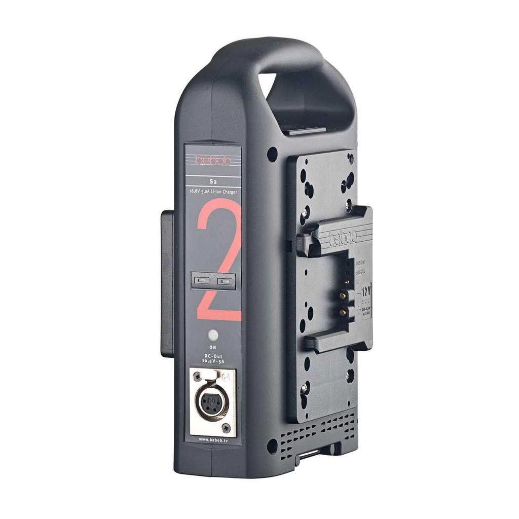 Bebob BS2 2-Channel B-Mount® simult. Charger m. 82W DC-Outp.