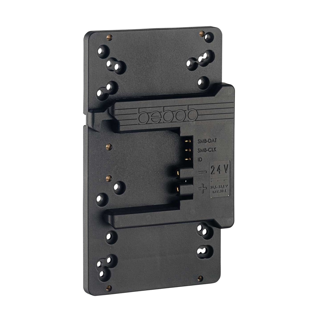 Bebob BMM24 B-Mount® Plate. Male 28.8V (Camera Side)