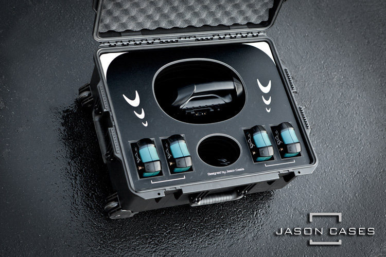 Jason Cases Anton Bauer Digital 90 battery + DUAL Charger case