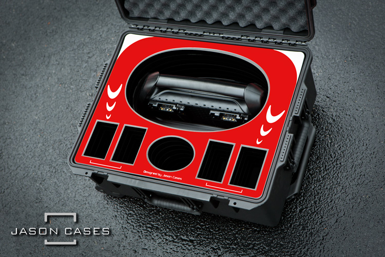 Jason Cases Anton Bauer Digital 90 battery + QUAD Charger case