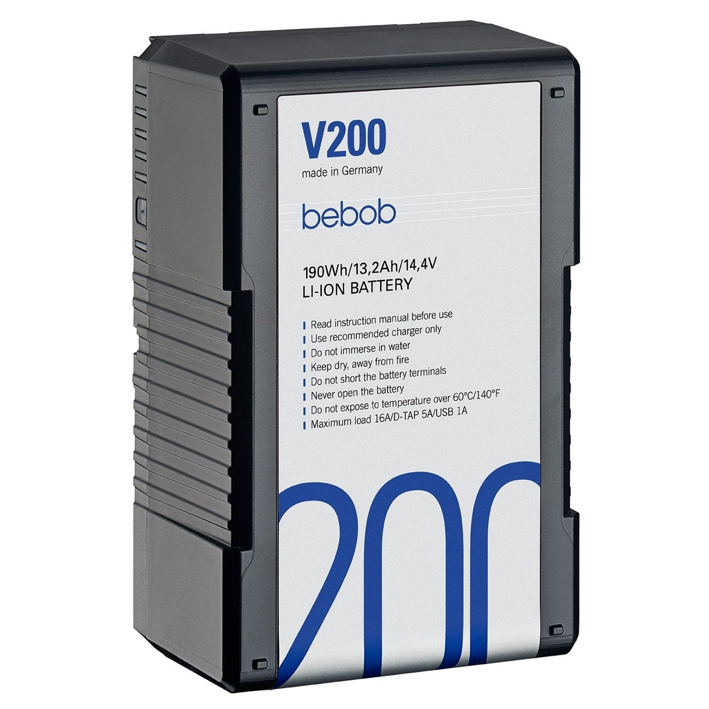 Bebob V200 V-Mount battery 14.4V / 13.2Ah / 190Wh 