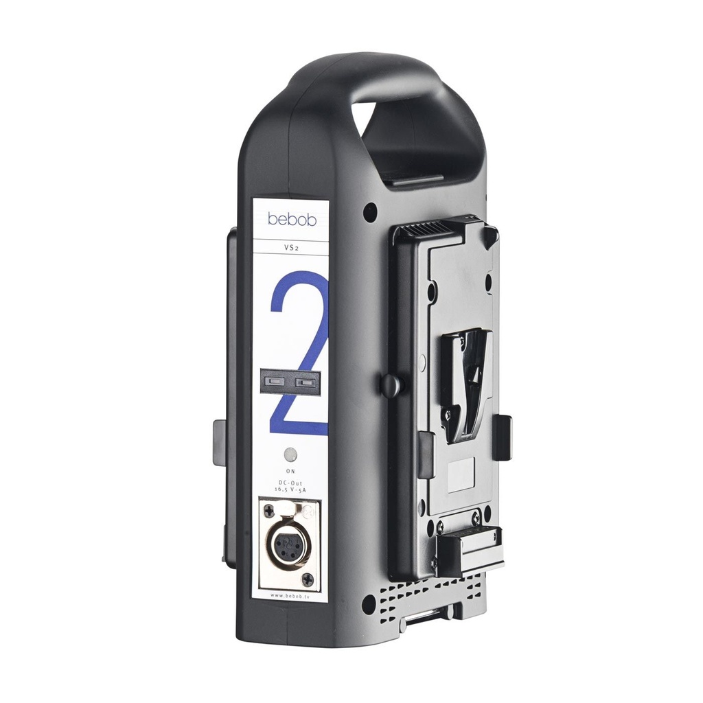 Bebob VS2 2-Channel V-Mount Simult. Charger w. 82W DC-Out