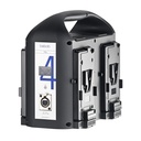 Bebob VS4 4-Channel V-Mount Simult. Charger w. 165W DC-Out