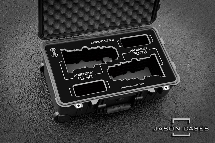 Jason Cases Angenieux Optimo Style Lens Case with Black overlay