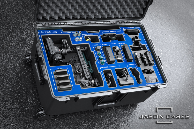 Jason Cases Arri Alexa 35 case with accessories (Arri plates)