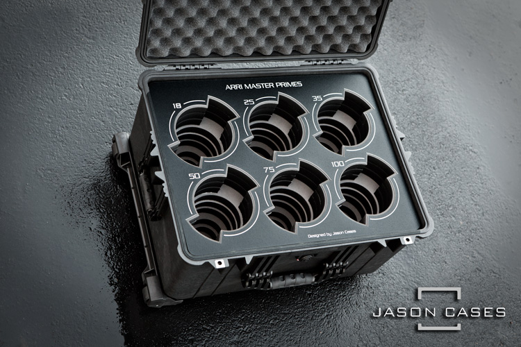 Jason Cases Arri Zeiss Master Primes 6-lens case