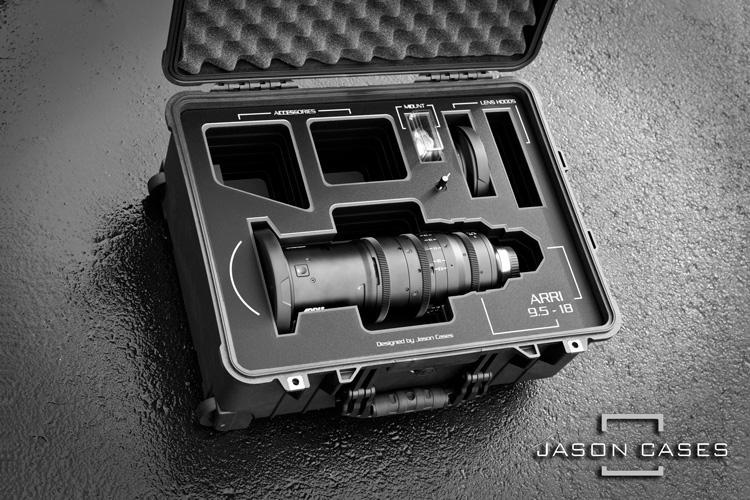 Jason Cases Arri UWZ 9.5-18mm Lens Case with Black overlay