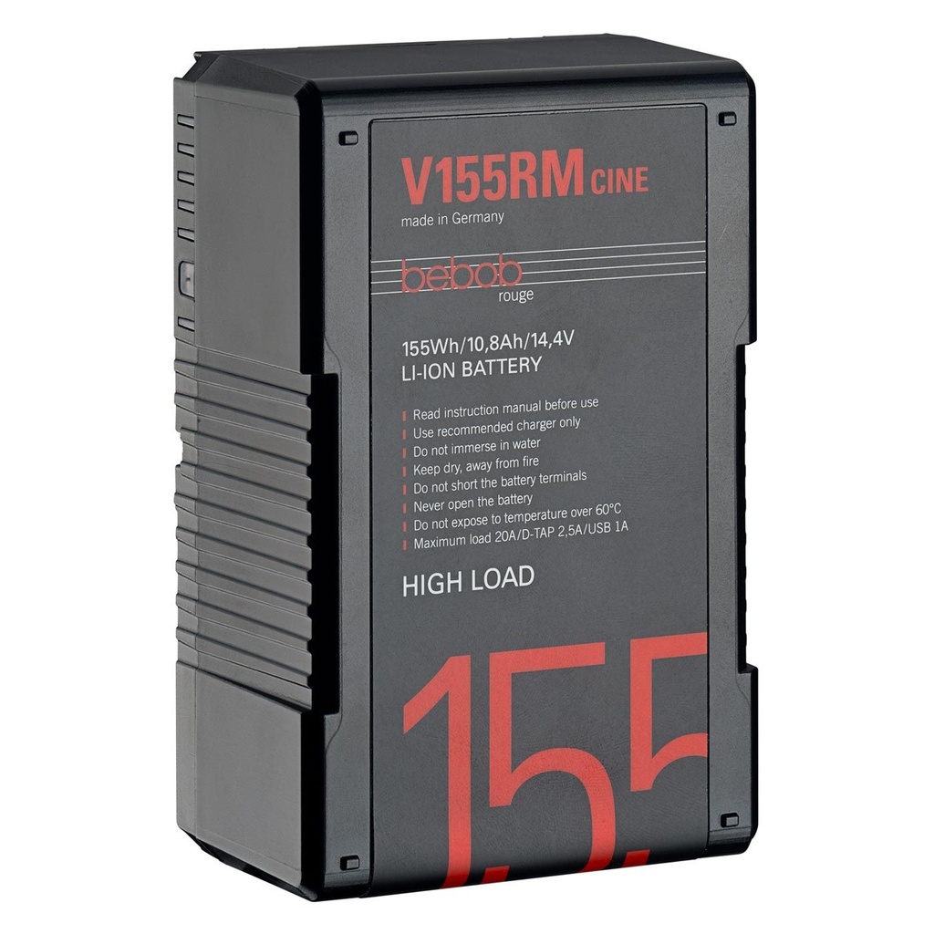 Bebob V155RM-CINE V-Mount High Load Battery 14.4V / 10.8Ah / 156Wh