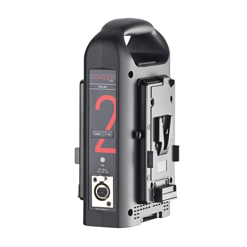 Bebob VS2-RL 2-Channel V-Mount Simult. Charger w. 82W DC-Out