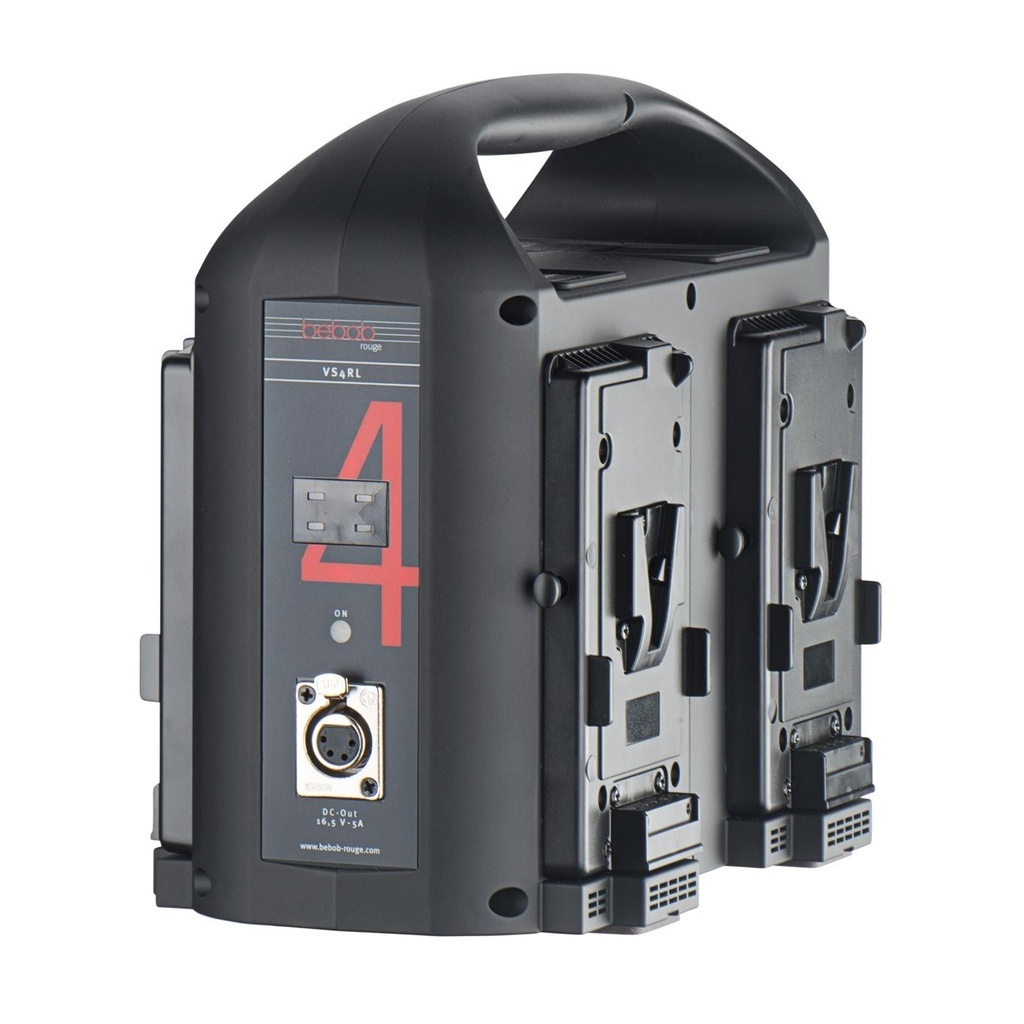 Bebob VS4-RL 4-Channel V-Mount Simult. Charger w. 165W DC-Out