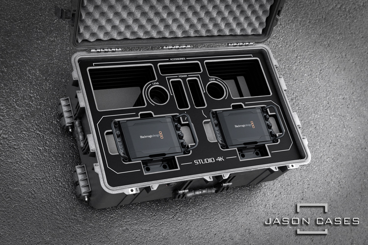 Jason Cases Blackmagic Studio Camera 4K case (2-Camera)