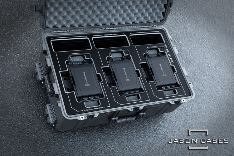 Jason Cases Blackmagic Studio Camera 6K Pro case (4-Camera)