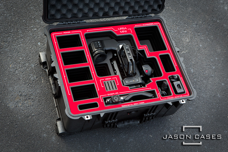Jason Cases Blackmagic URSA Mini case (RED overlay)
