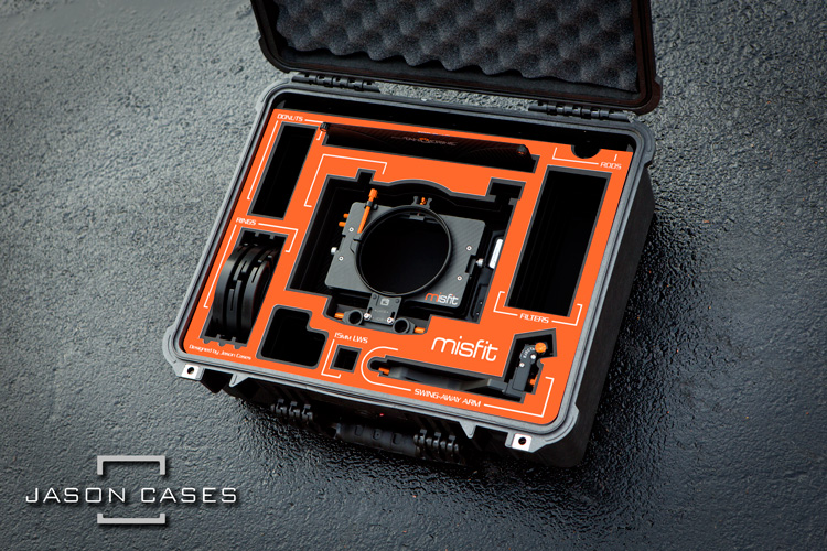 Jason Cases Bright Tangerine Misfit Mattebox case