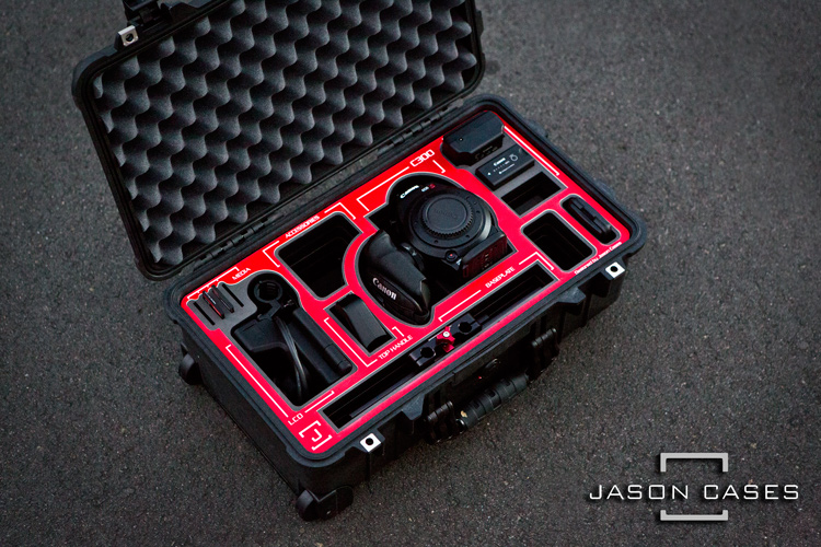 Jason Cases Canon C300 case (Red Overlay)