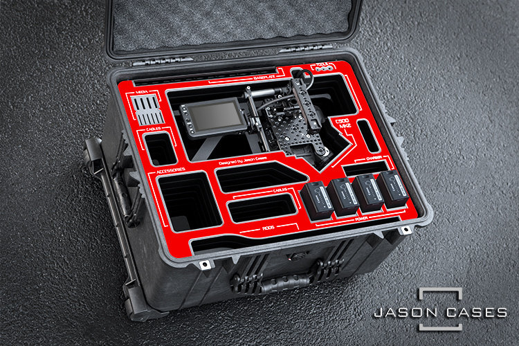 Jason Cases Canon C500 Mark II case (Wooden Camera plates)