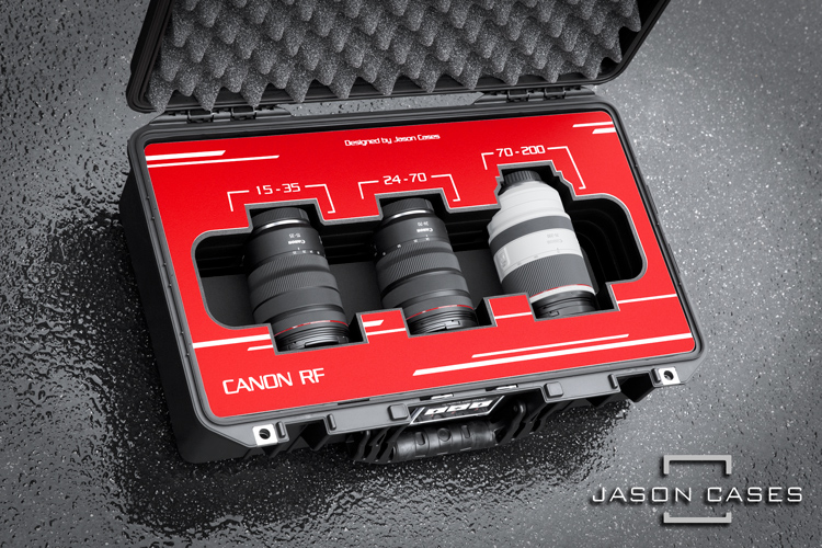 Jason Cases Canon RF 3-lens case