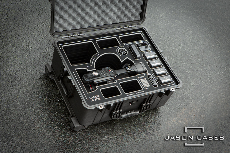 Jason Cases Canon XF705 Case (BLACK overlay)