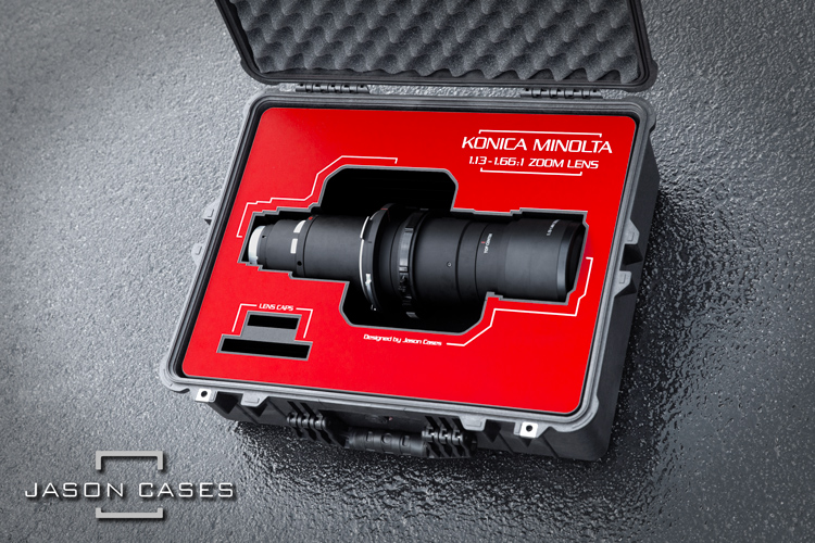 Jason Cases Christie Projector Konica Minolta Lens 1.13-1.66:1 Case