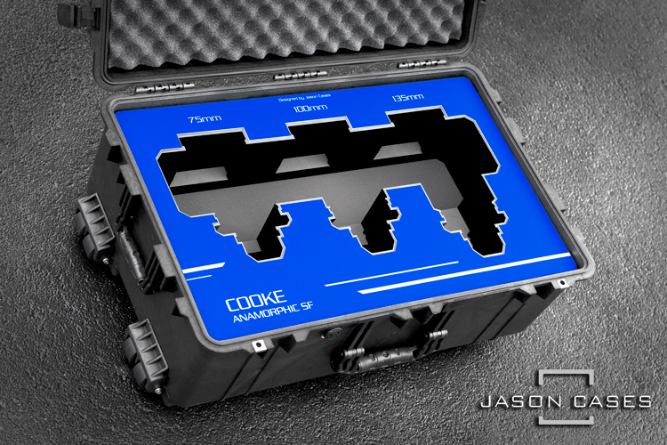Jason Cases Cooke Anamorphic 75mm + 100mm + 135mm Lens case
