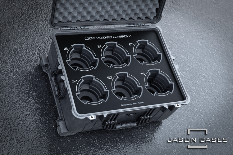 Jason Cases Cooke Panchro Classic FF 6-lens case (LONG)