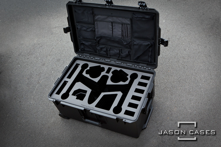 Jason Cases DJI Inspire Case with Zipper lid