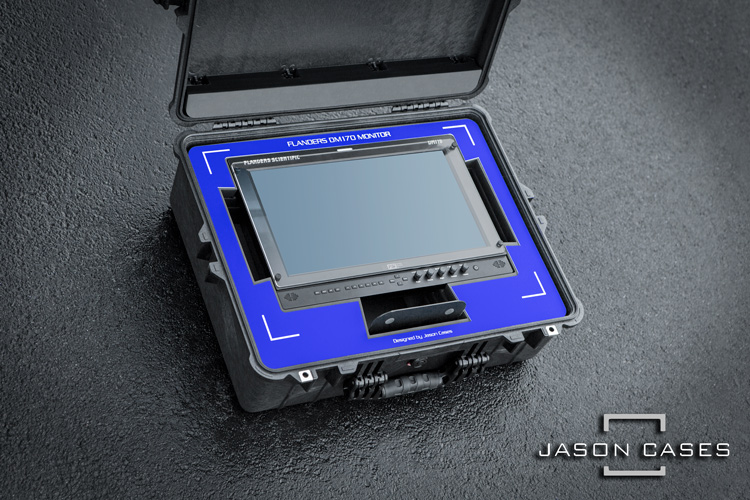 Jason Cases Flanders DM170 Monitor Case (BLUE overlay)