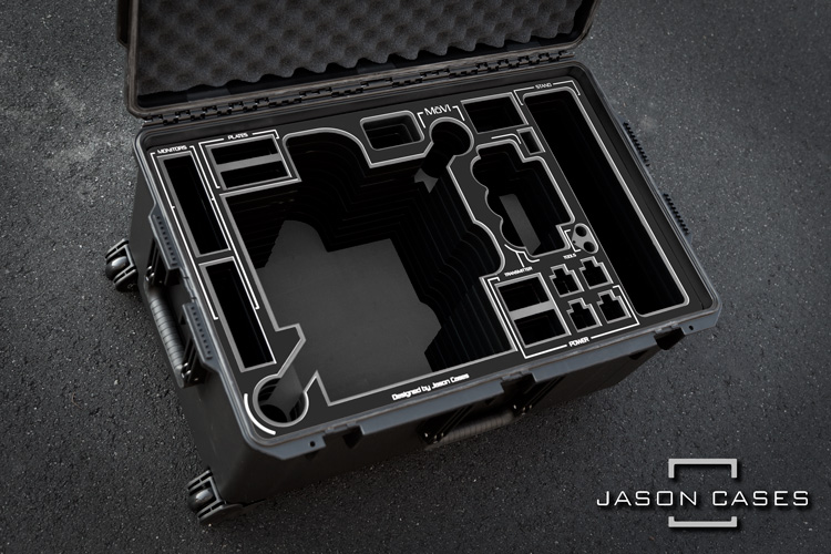 Jason Cases Pelican Case for Movi M10 with Cage (Black Overlay)
