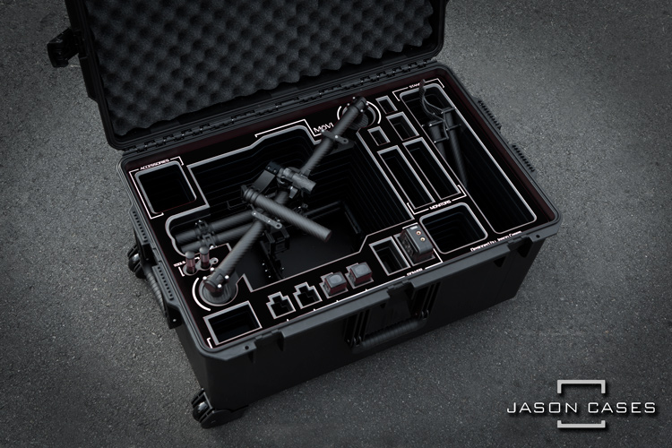 Jason Cases Pelican Case for Movi M15 without Toad-in-the-Hole (Black Overlay)