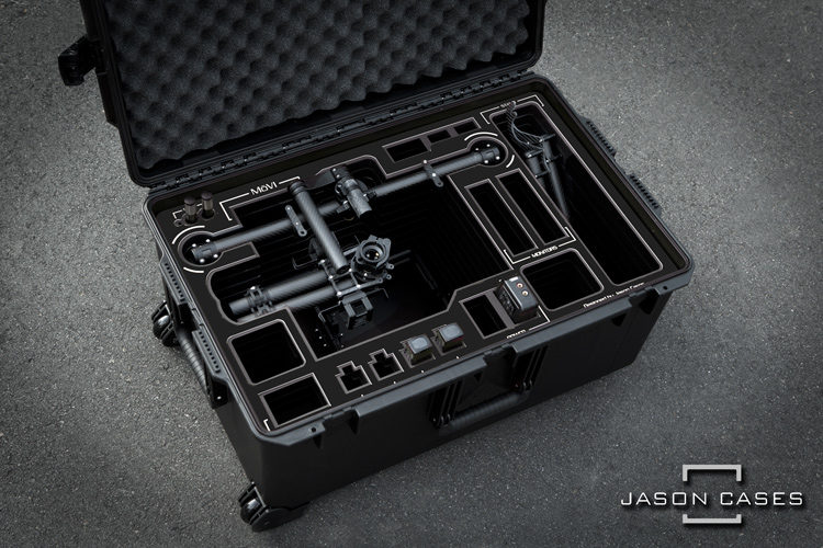 Jason Cases Pelican Case for Movi M15 with Toad-in-the-Hole (Black Overlay)